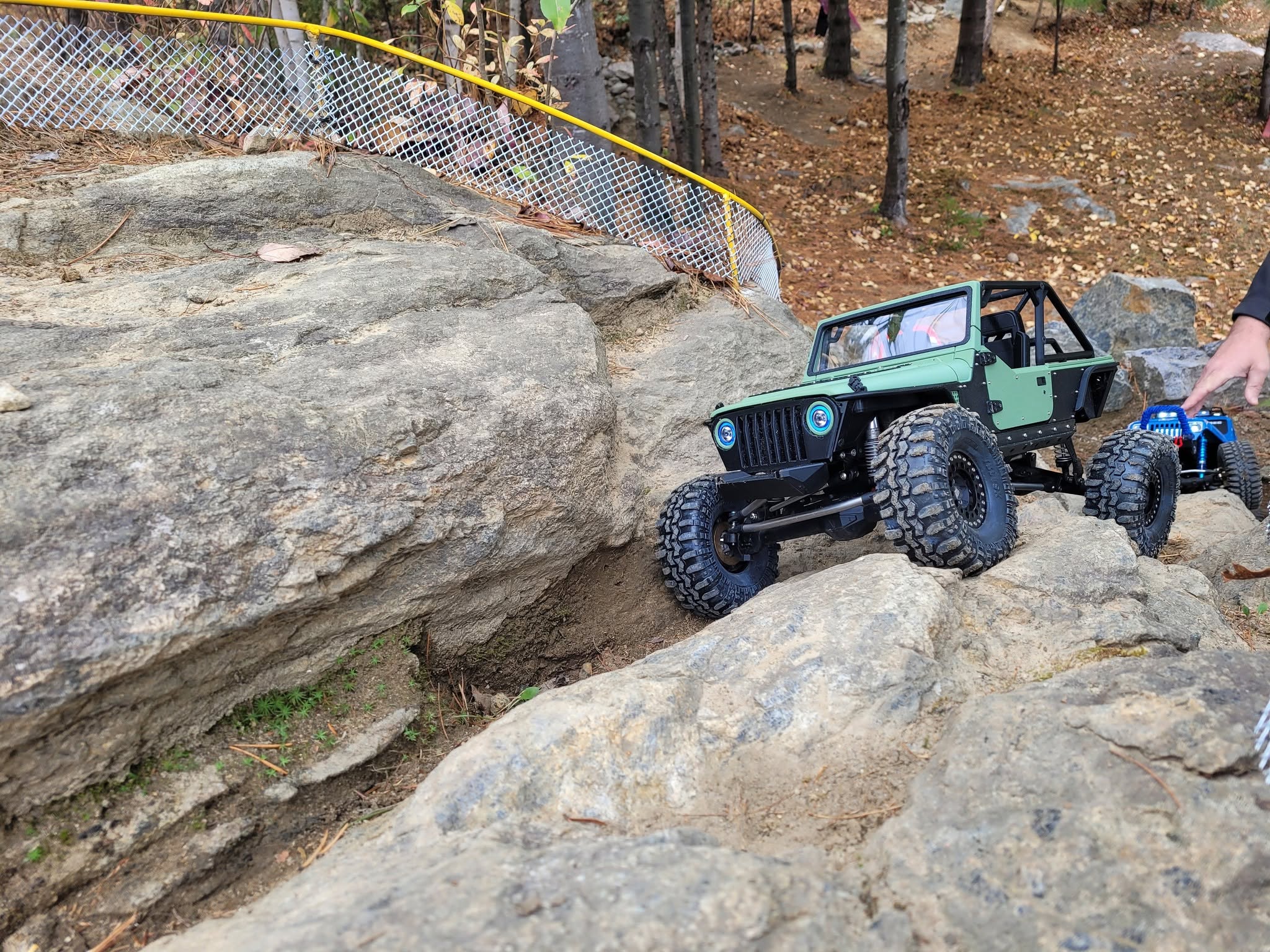 Crawler sur la piste Chez Popeye